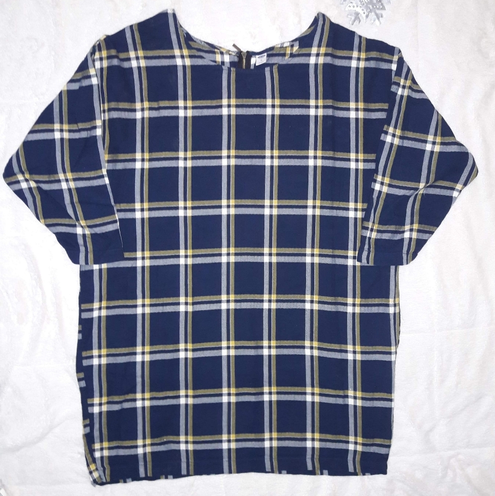 Blue plaid Old Navy dress